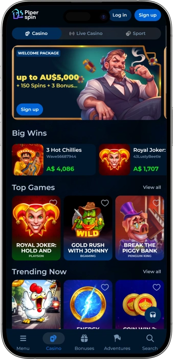 PiperSpin – Low-KYC Casino With Bonus Rounds